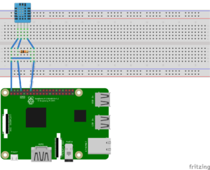 DHT11_ブレッドボード