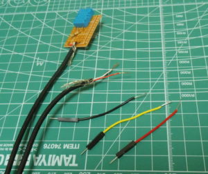 3芯ケーブルをRaspberry Piに繋げるための準備。