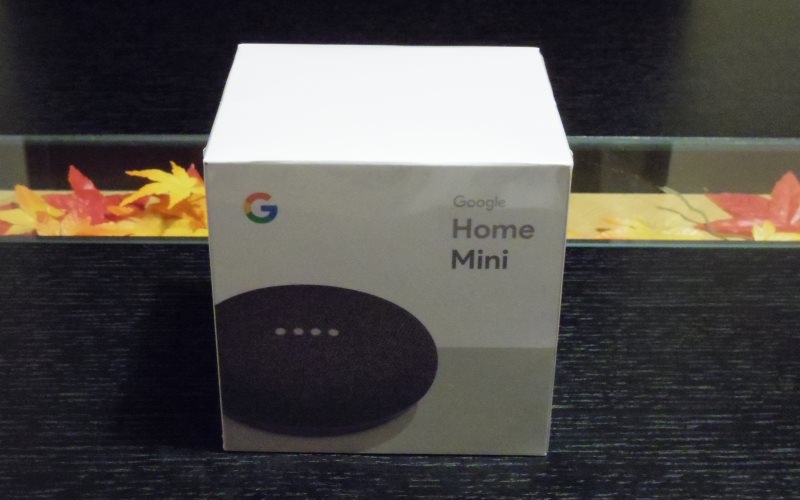 Google Home miniの外箱
