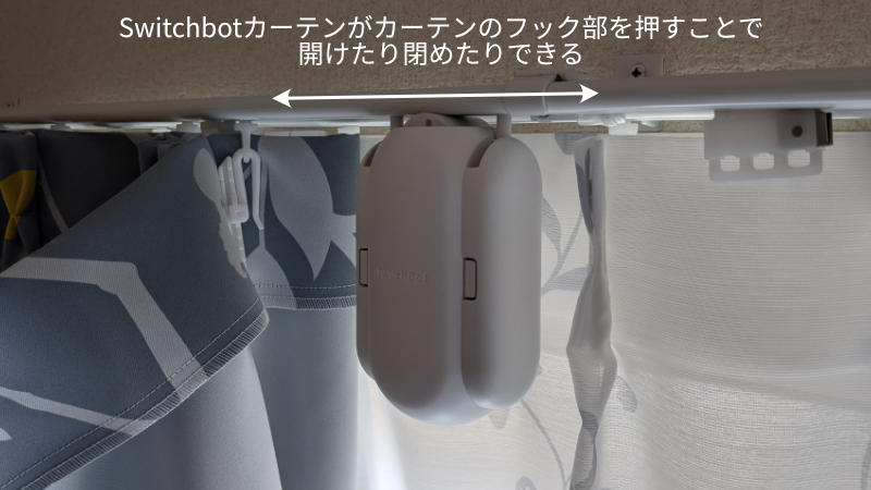 Switchbotカーテンがカーテンを開閉する仕組み
